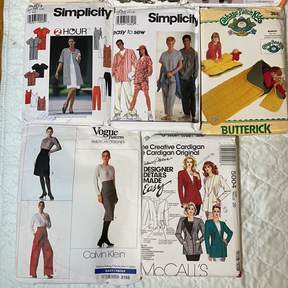Bundle of Sewing Patterns (8 PCs) *B5 - Picture 2 of 5
